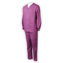 NU062  Custom-made men's nurse uniform set Order group men's nurse uniform set V-neck long sleeve NU062  Custom-made men's nurse uniform set Order group men's nurse uniform set V-neck long sleeve